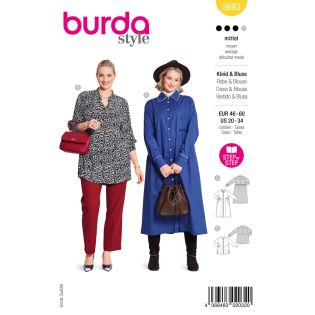 Schnittmuster - burda style - Blusenkleid & Bluse - 5693