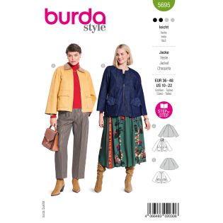 Schnittmuster - burda style - Jacken mit großen Taschen - 5695