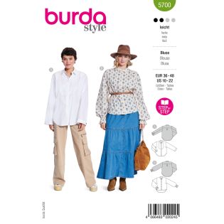 Schnittmuster - burda style - Blusen mit Knöpfen - 5700