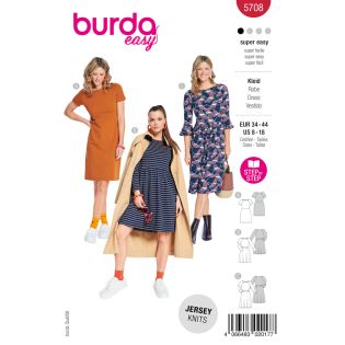 Schnittmuster - burda easy - Jerseykleider - 5708