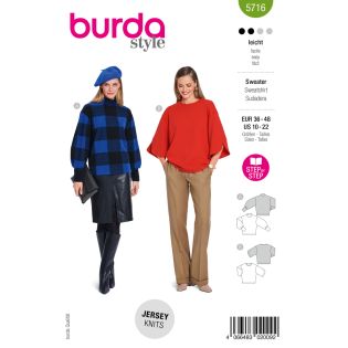 Schnittmuster - burda style - Sweatshirts - 5716