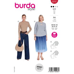 Schnittmuster - burda style - Basic Langarmshirts - 5717