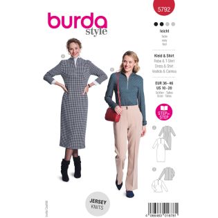 Schnittmuster - burda style - Kleid und Shirt - 5792   