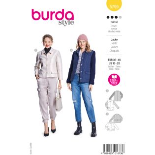 Schnittmuster - burda style - Übergangsjacke - 5799  