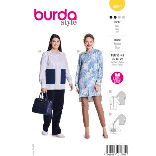 Schnittmuster - burda style - Longbluse - 5800  