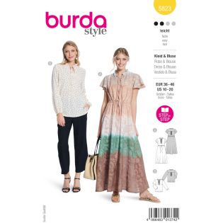 Schnittmuster - burda style - Kleid&Bluse - 5823  