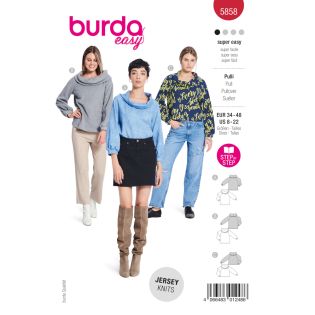 Schnittmuster - burda style - Pulli - 5858