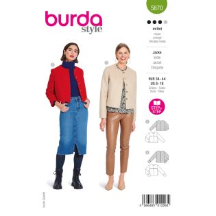 Schnittmuster - burda style - Jacke - 5870