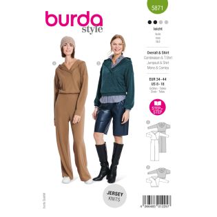 Schnittmuster - burda style - Overall & Shirt - 5871