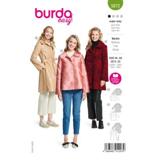 Schnittmuster - burda style - Mantel - 5872