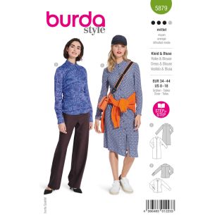 Schnittmuster - burda style - Kleid & Bluse - 5879