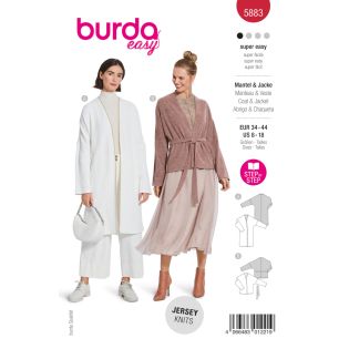 Schnittmuster - burda style - Jacke & Mantel - 5883