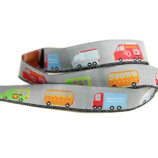 Webband - Autos, Busse - grau