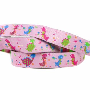Webband - Dinos - rosa