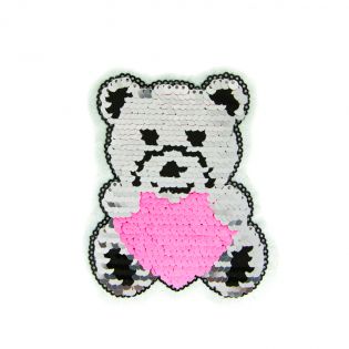 Applikation - Wendepailletten - Teddybär