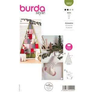 Schnittmuster - burda style - Adventskalender & Weihnachtsstrumpf - 5952