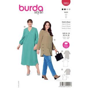 Schnittmuster - burda style - Kleid & Bluse - 5953