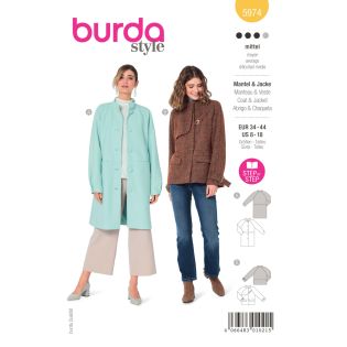 Schnittmuster - burda style - Mantel & Jacke - 5974