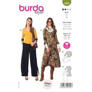 Schnittmuster - burda style - Shirt & Kleid - 5990