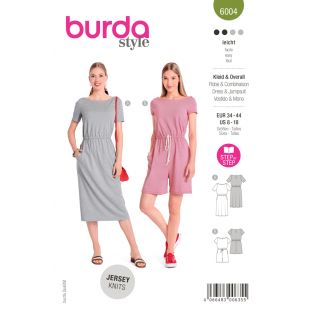 Schnittmuster - burda style - Kleid & Overall - 6004