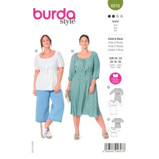Schnittmuster - burda style - Kleid & Bluse - 6016