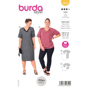 Schnittmuster - burda style - Kleid & Shirt - 6018