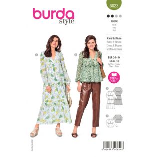 Schnittmuster - burda style - Kleid & Bluse - 6023