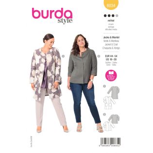 Schnittmuster - burda style - Jacke & Mantel - 6034