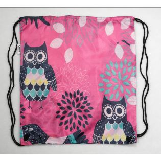 Rucksack - Chilino - Eule - rosa