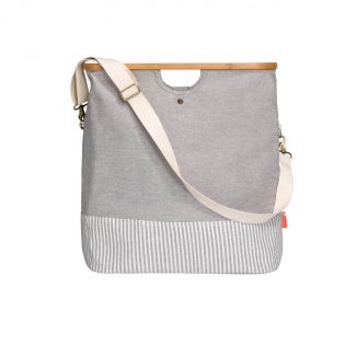 Prym - Store & Travel Bags "Canvas & Bamboo" - Größe M - grau