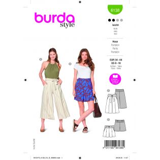 Schnittmuster - burda style - Culotte-Hose - 6138