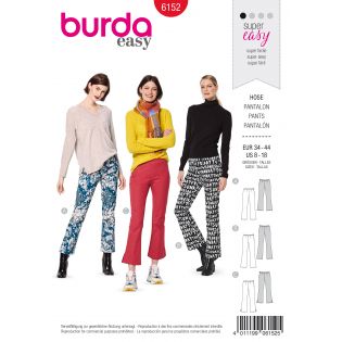 Schnittmuster - burda easy - Hose - Bootcut  - 6152
