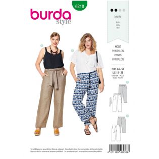 Schnittmuster - burda style - Plus Size - Hose - 6218