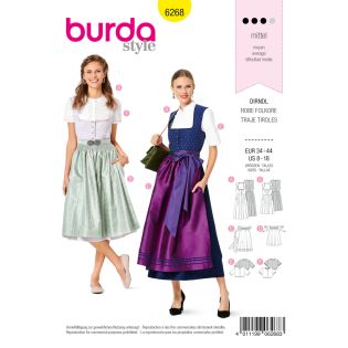 Schnittmuster - burda style - Dirndl - 6268