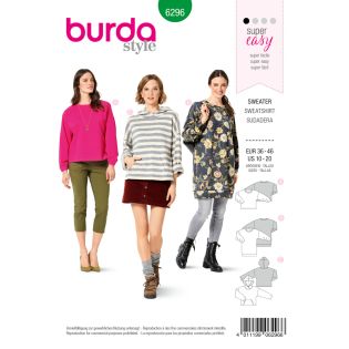Schnittmuster - burda style - Sweater - 6296