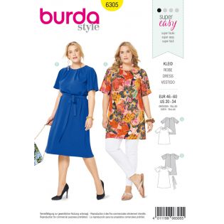 Schnittmuster - burda easy - Plus Size - Shirt und Kleid – 6305