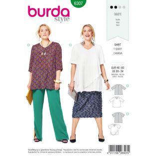 Schnittmuster - burda style - Plus Size - Blusenshirt – 6307