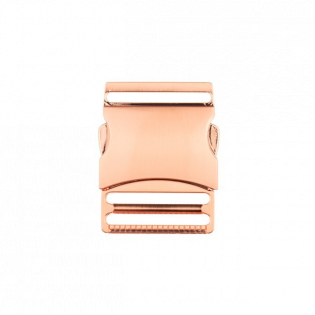 Metall Steckschnalle - 40mm - rosé-gold