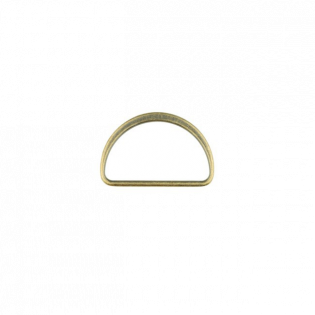 Metall D-Ring - 40mm - Brüniert