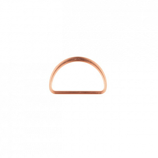 Metall D-Ring - 40mm - rosé-gold