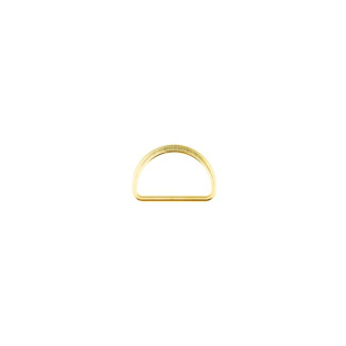 Metall D-Ring - 25 mm - Gold