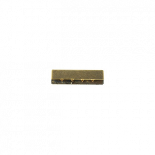 Metall-Endstück - 40mm - Brüniert