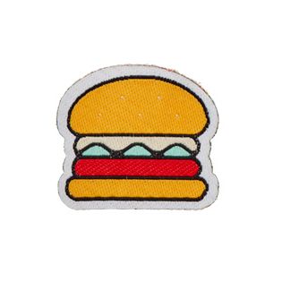 Applikation - gewebt - Burger