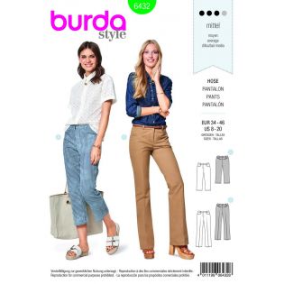 Schnittmuster - burda style - Hose – 7/8 Hose - 6432