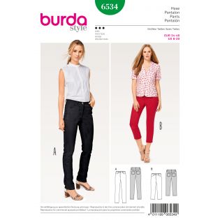 Schnittmuster - burda style - Hose – Jeans – 3/4 Hose - 6534