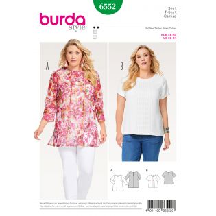 Schnittmuster - burda style - Plus Size - Shirt – Blusenshirt – 6552