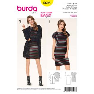 Schnittmuster - burda style - Jacke & Kleid - 6608