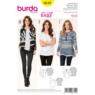Schnittmuster - burda style - Jacke & Shirt - 6610
