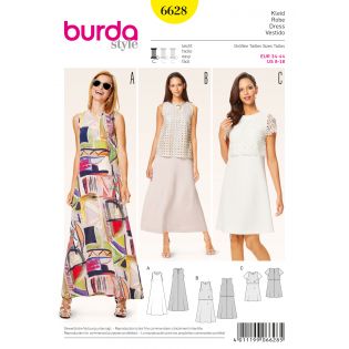Schnittmuster - burda style - Kleid - 6628