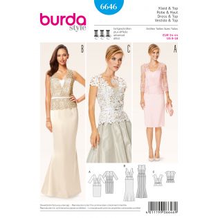 Schnittmuster - burda style - Kleid & Top - 6646